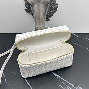Bottega Veneta Bang Bang Vanity Case White Size 22×12.5×5cm - 4