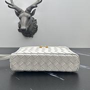 Bottega Veneta Bang Bang Vanity Case White Size 22×12.5×5cm - 2