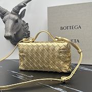 Bottega Veneta Bang Bang Vanity Case Gold Size 22×12.5×5cm - 4
