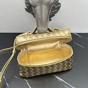 Bottega Veneta Bang Bang Vanity Case Gold Size 22×12.5×5cm - 2