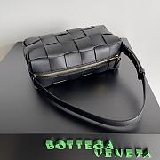 Bottega Veneta Brick Cassette Black Bag Size 24x14x10CM - 4