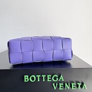 Bottega Veneta Brick Cassette Purple Bag Size 24x14x10CM - 5