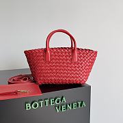 Bottega Veneta Cabat Red Bag Size 22x7x16CM - 1