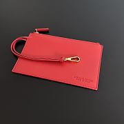Bottega Veneta Cabat Red Bag Size 22x7x16CM - 2