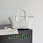 Bottega Veneta Cabat White Bag Size 22x7x16CM - 1