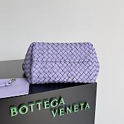 Bottega Veneta Cabat Purple Bag Size 22x7x16CM - 6