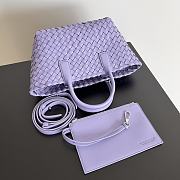 Bottega Veneta Cabat Purple Bag Size 22x7x16CM - 3