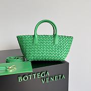 Bottega Veneta Cabat Green Bag Size 22x7x16CM - 5