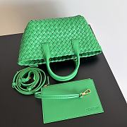 Bottega Veneta Cabat Green Bag Size 22x7x16CM - 3
