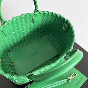 Bottega Veneta Cabat Green Bag Size 22x7x16CM - 2