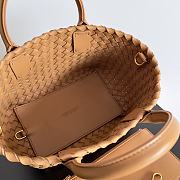 Bottega Veneta Cabat Caramel Bag Size 22x7x16CM - 5