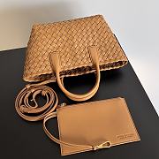 Bottega Veneta Cabat Caramel Bag Size 22x7x16CM - 3
