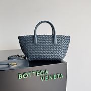 Bottega Veneta Cabat Navy Bag Size 22x7x16CM - 2
