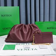 Bottega Veneta Chain Pouch Burgundy Size 38x20x8.5cm - 5