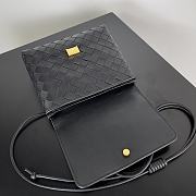 Bottega Veneta Crossbody Black Bag Size 19x16x6CM - 4