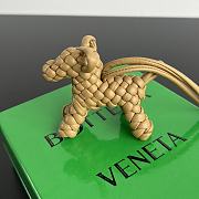 Bottega Veneta Dog Charm Yellow Size 8x7x2cm - 1