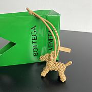 Bottega Veneta Dog Charm Yellow Size 8x7x2cm - 6