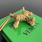 Bottega Veneta Dog Charm Yellow Size 8x7x2cm - 3