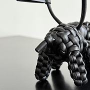 Bottega Veneta Elephant Charm Black Size 7x10x6cm - 3