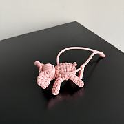 Bottega Veneta Elephant Charm Pink Size 7x10x6cm - 6