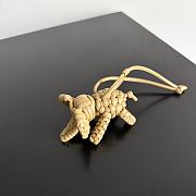 Bottega Veneta Elephant Charm Yellow Size 7x10x6cm - 4