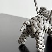 Bottega Veneta Elephant Charm Grey Size 7x10x6cm - 2