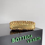 Bottega Veneta Gold Knot Minaudiere Gold Clutch 20x6x12CM - 6