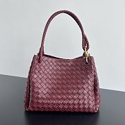 Bottega Veneta intrecciato Burgundy Bag Size 30x26x20CM - 1