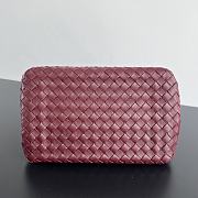 Bottega Veneta intrecciato Burgundy Bag Size 30x26x20CM - 2
