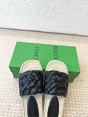 Bottega Veneta Jack Mule Espadrille Leather Black - 5