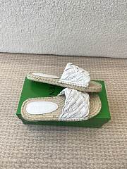 Bottega Veneta Jack Mule Espadrille Leather White - 6