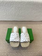 Bottega Veneta Jack Mule Espadrille Leather White - 4
