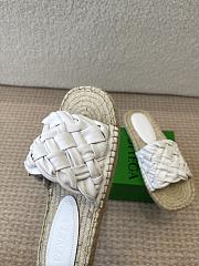 Bottega Veneta Jack Mule Espadrille Leather White - 2