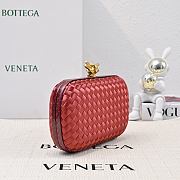 Bottega Veneta Knot Minaudiere Clutch BV0021 Size 20x12x5.5cm - 6