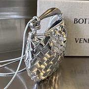 Bottega Veneta Silver Sardine Bag Size 20x12x3cm - 3