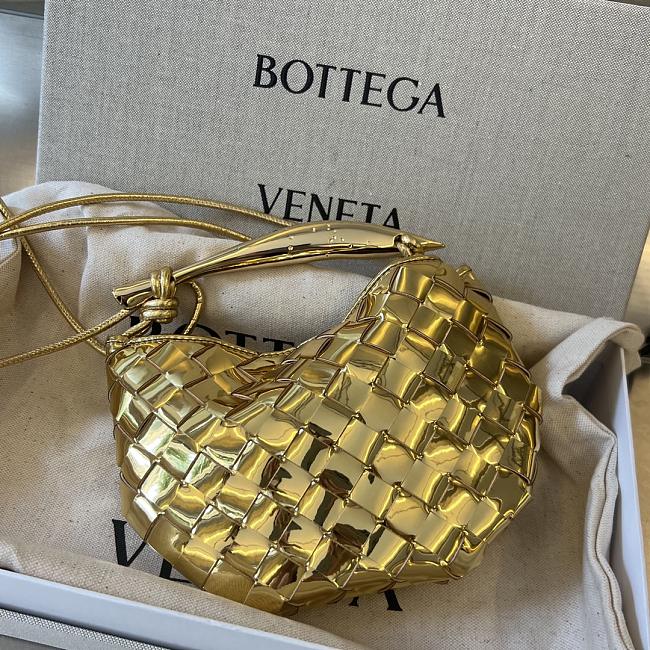 Bottega Veneta Gold Sardine Bag Size 20x12x3cm - 1