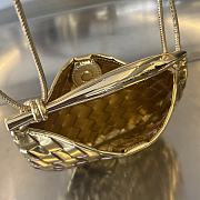 Bottega Veneta Gold Sardine Bag Size 20x12x3cm - 4