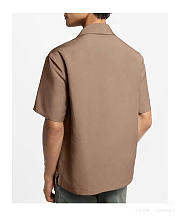 LV Embroidered Summer Shirt Mocha - 5