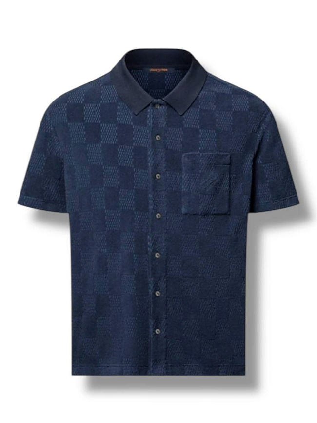 LV Damier French Terry Navy Blue - 1