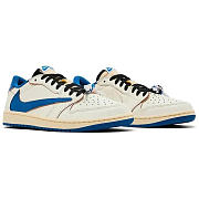 Air Jordan 1 Retro Low OG SP Fragment x Travis Scott Sail Military Blue DM7866-104 - 6