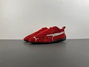 Balenciaga x Puma Speedcat Suede Distressed Red White 847146 WSDSD 6910 - 1