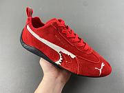 Balenciaga x Puma Speedcat Suede Distressed Red White 847146 WSDSD 6910 - 3