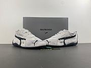 Balenciaga x Puma Speedcat Suede Distressed White Black 847146 WSDSD 9010 - 4