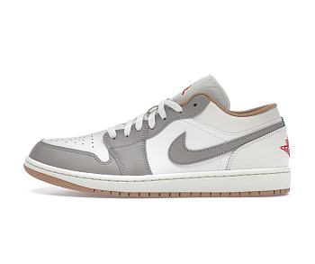 Air Jordan 1 Low Sail College Grey Rattan 553558-169