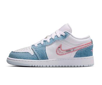 Air Jordan 1 Low SE Denim Sequin HQ2001-400