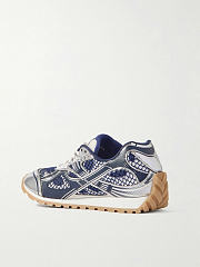 Bottega Veneta Orbit Sneakers Navy Blue Silver - 3