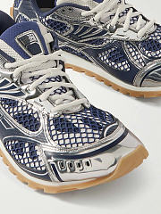 Bottega Veneta Orbit Sneakers Navy Blue Silver - 2