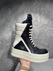 Rick Owens Bumper Geobasket High-top Patent Black - 4