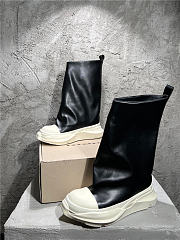 Rick Owens DRKSHDW Black Fogachine Sneak Boots - 2