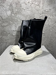 Rick Owens DRKSHDW Black Fogachine Sneak Boots - 4